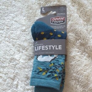 Women's Darntough Lifestyle Lightweight Socks Unicorn Pattern Size Medium